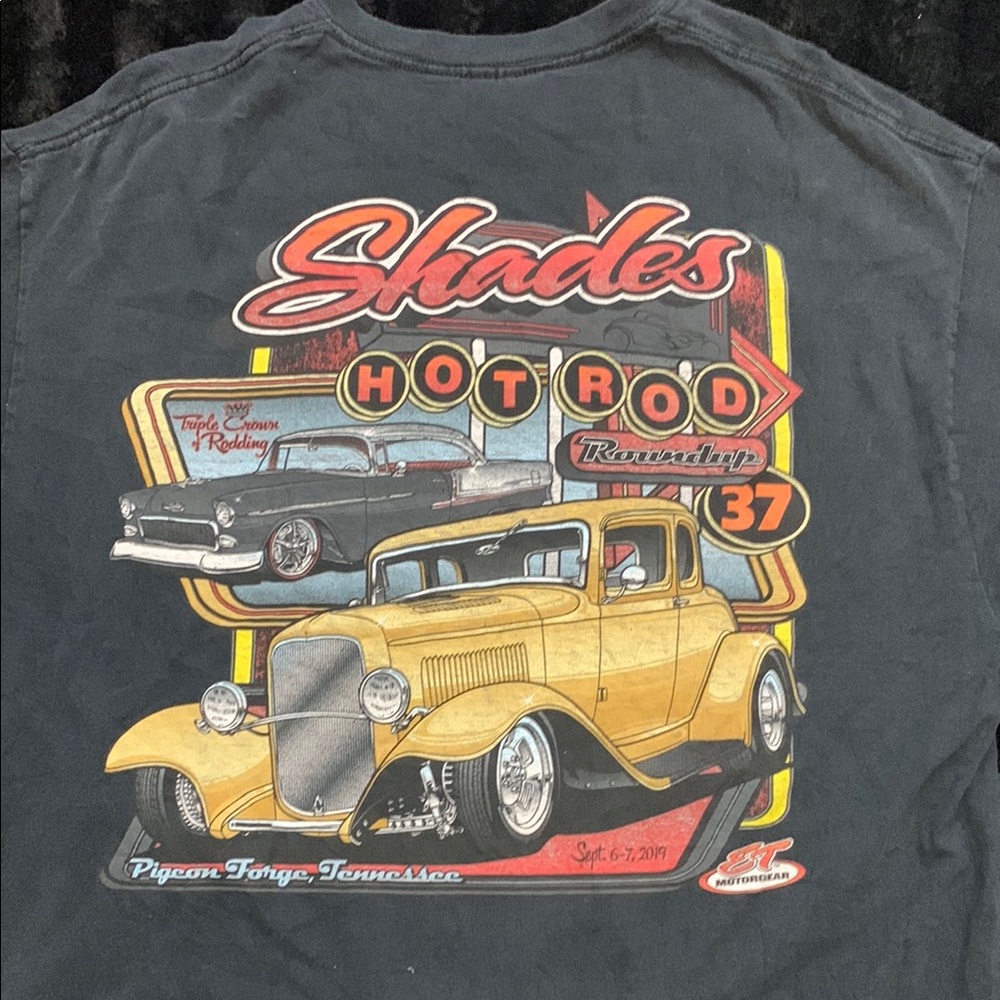 Hot Rod Graphic T-Shirt - Black
